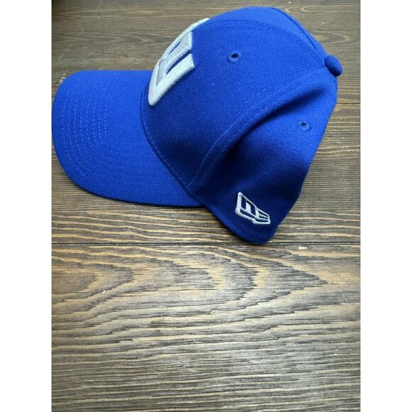 New York Giants NFL Flex Fitted Hat Cap Size Large / XL BLUE EUC New Era - Picture 2 of 5